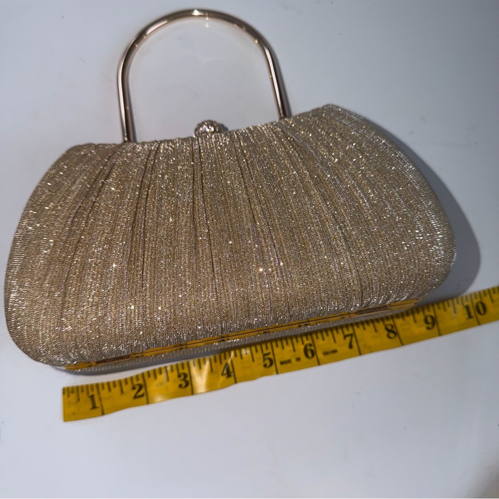 TJ Maxx | Elegant Gold Evening Clutch - Picture 9 of 12